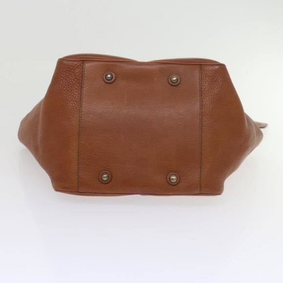 BURBERRY Shoulder Bag Leather Brown Auth yk9592 - Picture 5 of 16